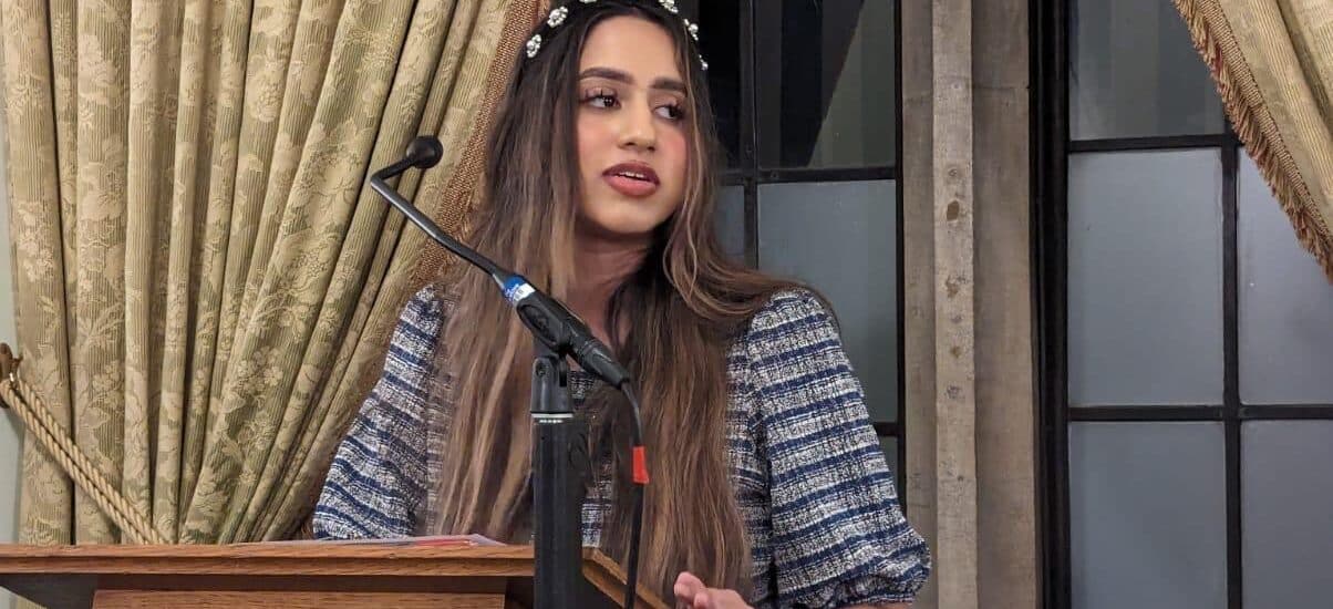 Spotlight on inspiring young people from Tower Hamlets. Saarah speaks in UK parliament about social mobility